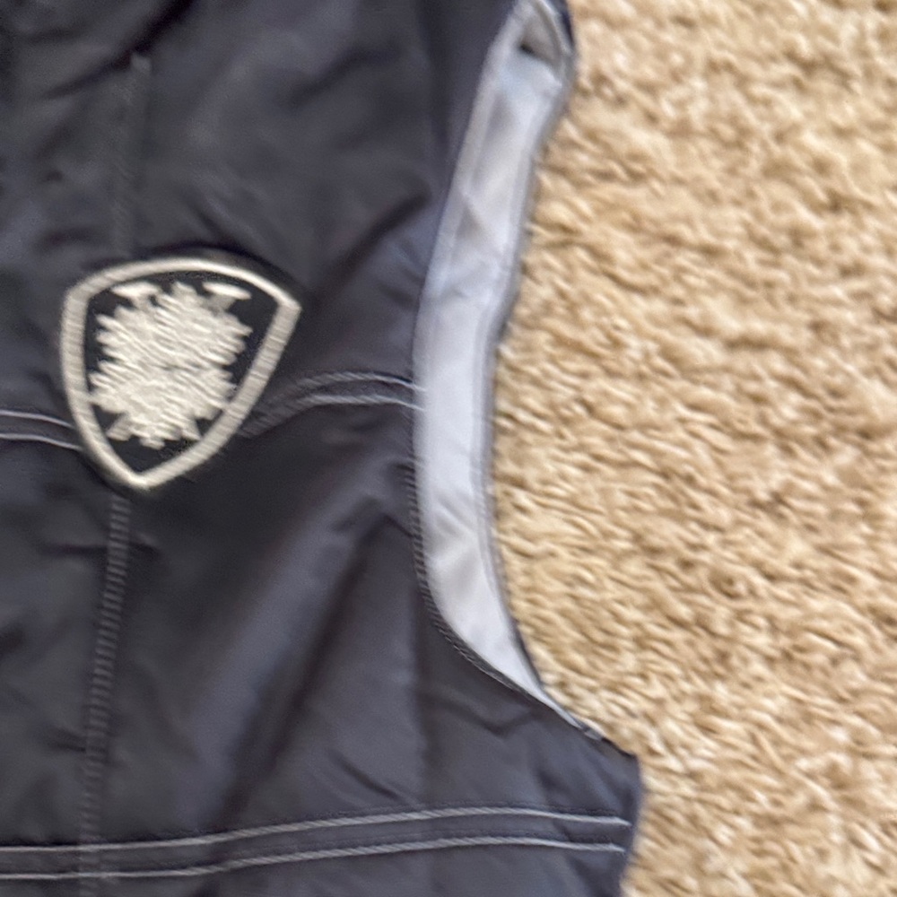 Alp-N-Rock "Let it Snow" Reversible Puffer Vest, Black Gray, Womens sz XS / 2 - Picture 4 of 16